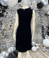 60s Oleg Cassini Couture Jacki O Style Mod Velvet Cocktail Dress