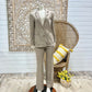 70s Interchangeable 3 Piece Center Stage Vintage Business Suit S/M