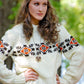 Vintage 70s Ethnic Tribal Knitted Pullover Sweater L