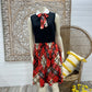 Vintage 60s Mod Mad for Plaid Bow Tie Mini Dress S/M